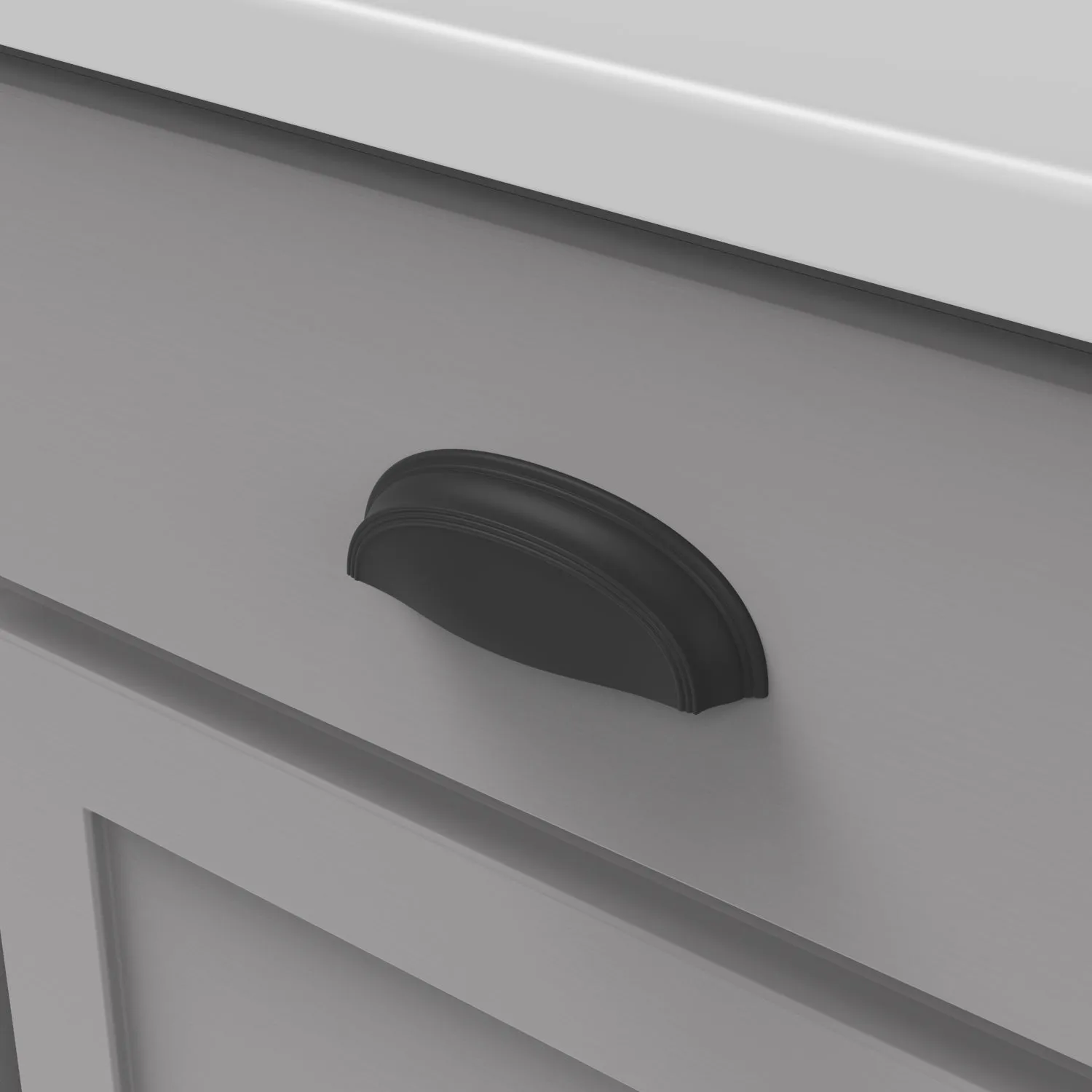 3 inch (76mm) and 3-3/4 inch (96mm) American Diner Cabinet Cup Pull