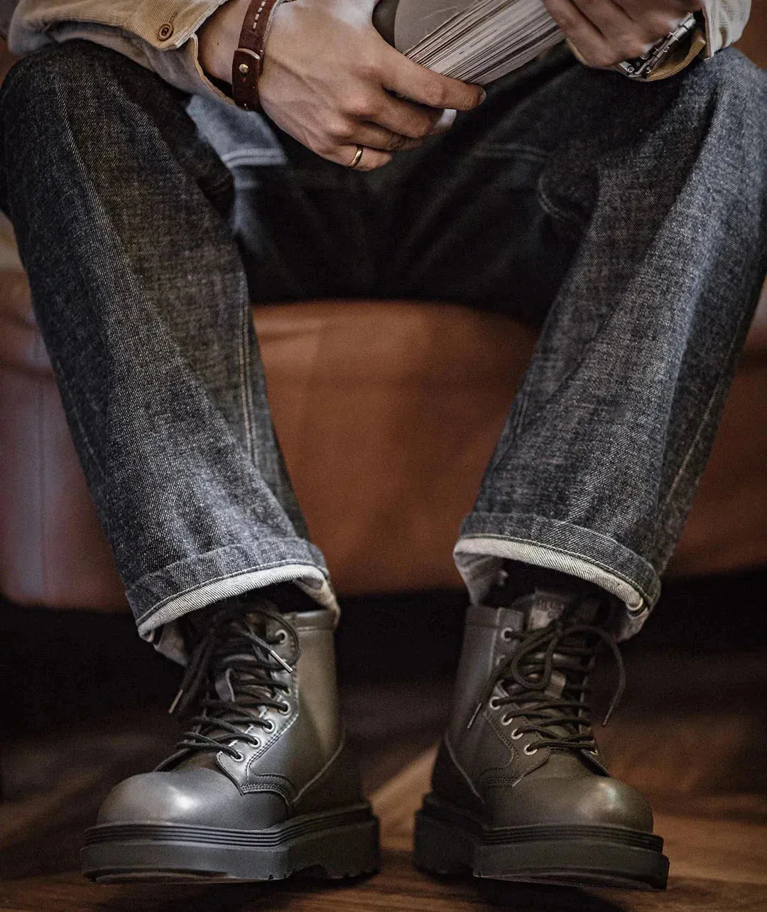 Amozae- Retro Workwear Boots