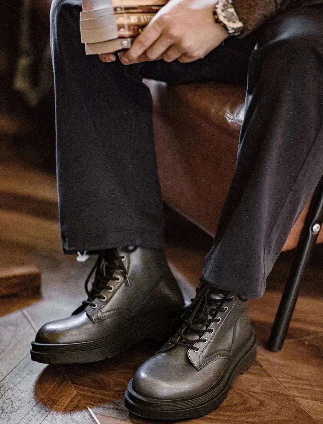 Amozae- Retro Workwear Boots