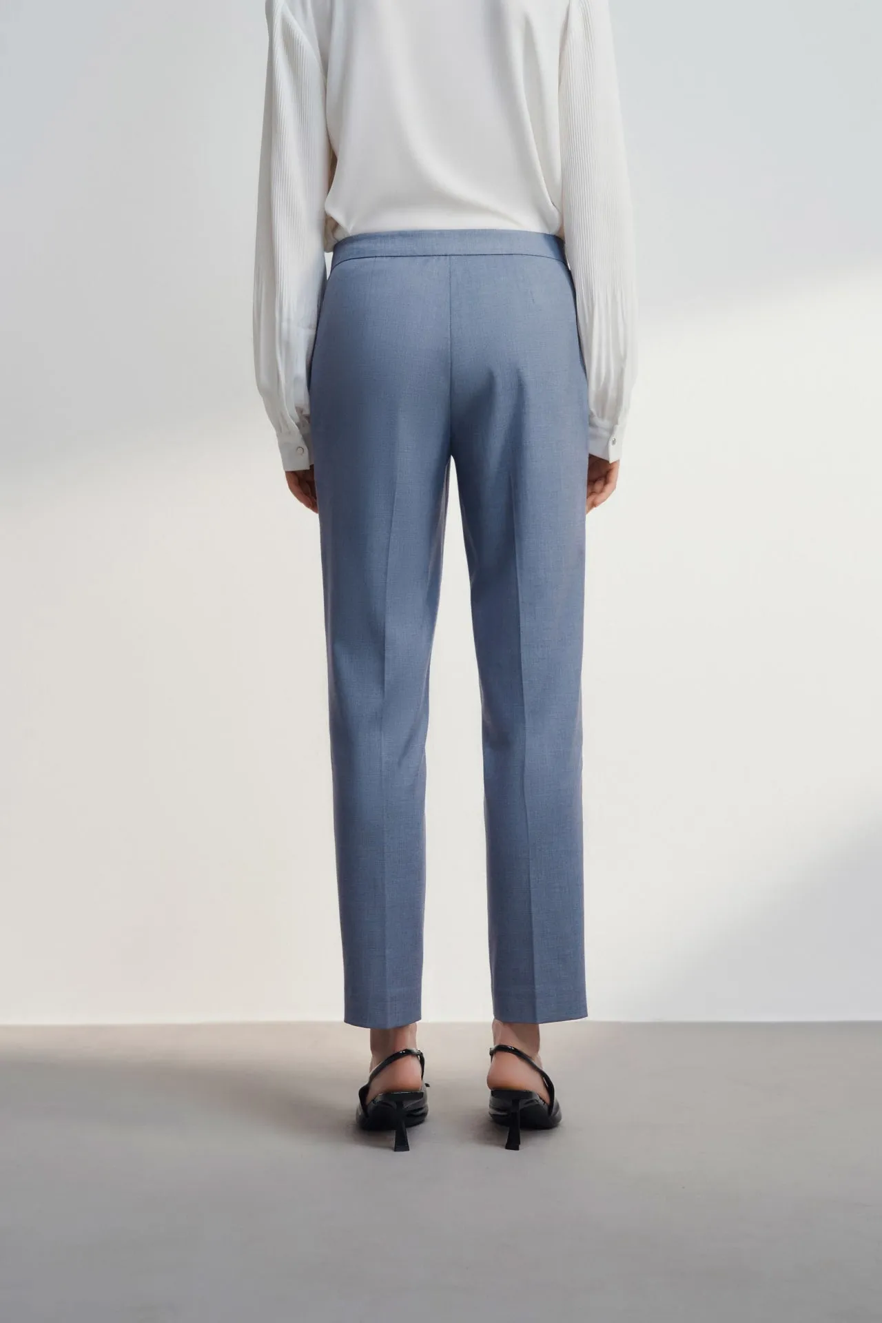 Anti Uv Cool Touch Ankle Cigarette Suit Pants