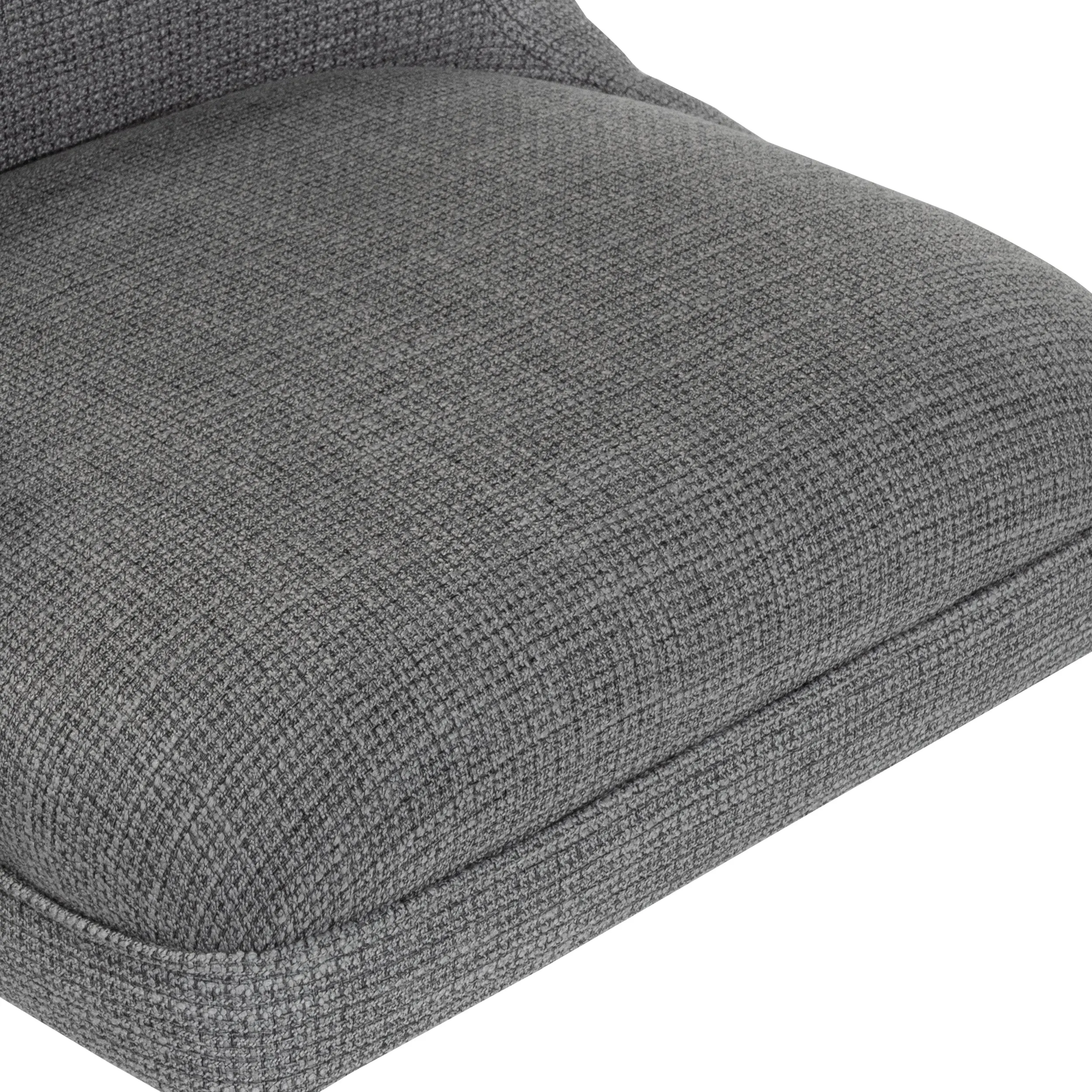Ayles Chic Gray Low Wingback Swivel Office Chair