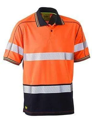 Bisley Workwear Taped Hi Vis Polyester Mesh Polo BK1219T
