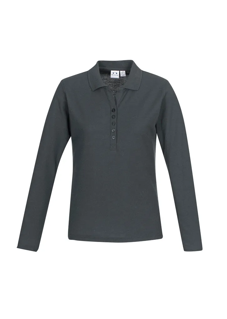 Biz Collection | Crew Ladies L/S Polo | P400LL