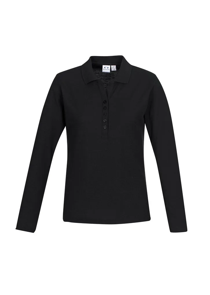 Biz Collection | Crew Ladies L/S Polo | P400LL
