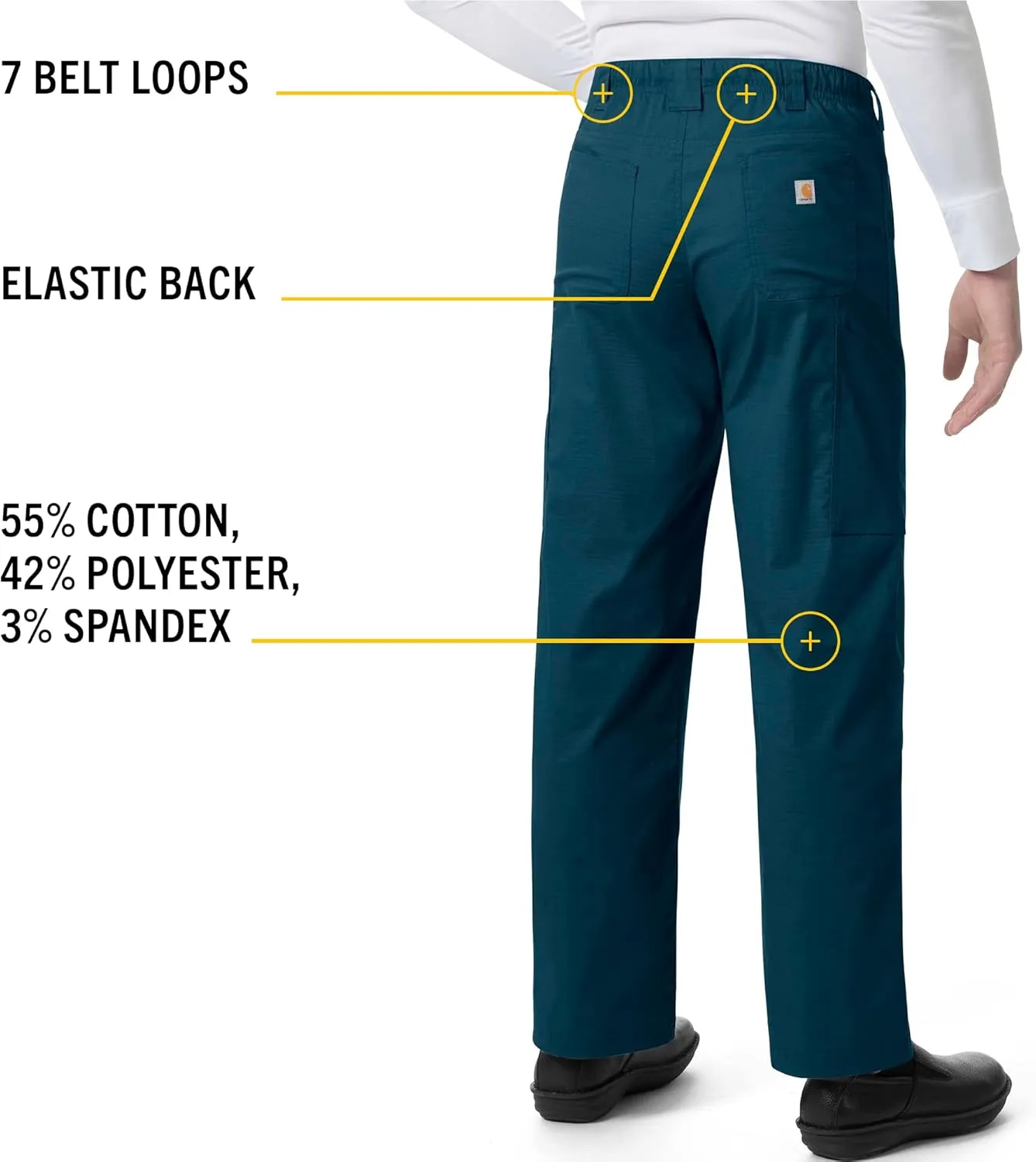 Carhartt Big & Tall Mens Straight Fit Multi-Cargo