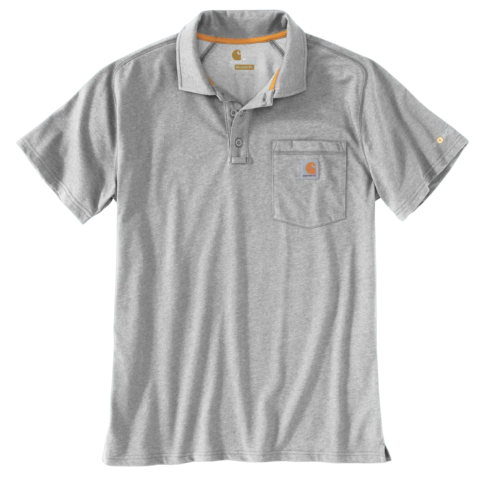 Carhartt FORCE Cotton Delmont Pocket Polo