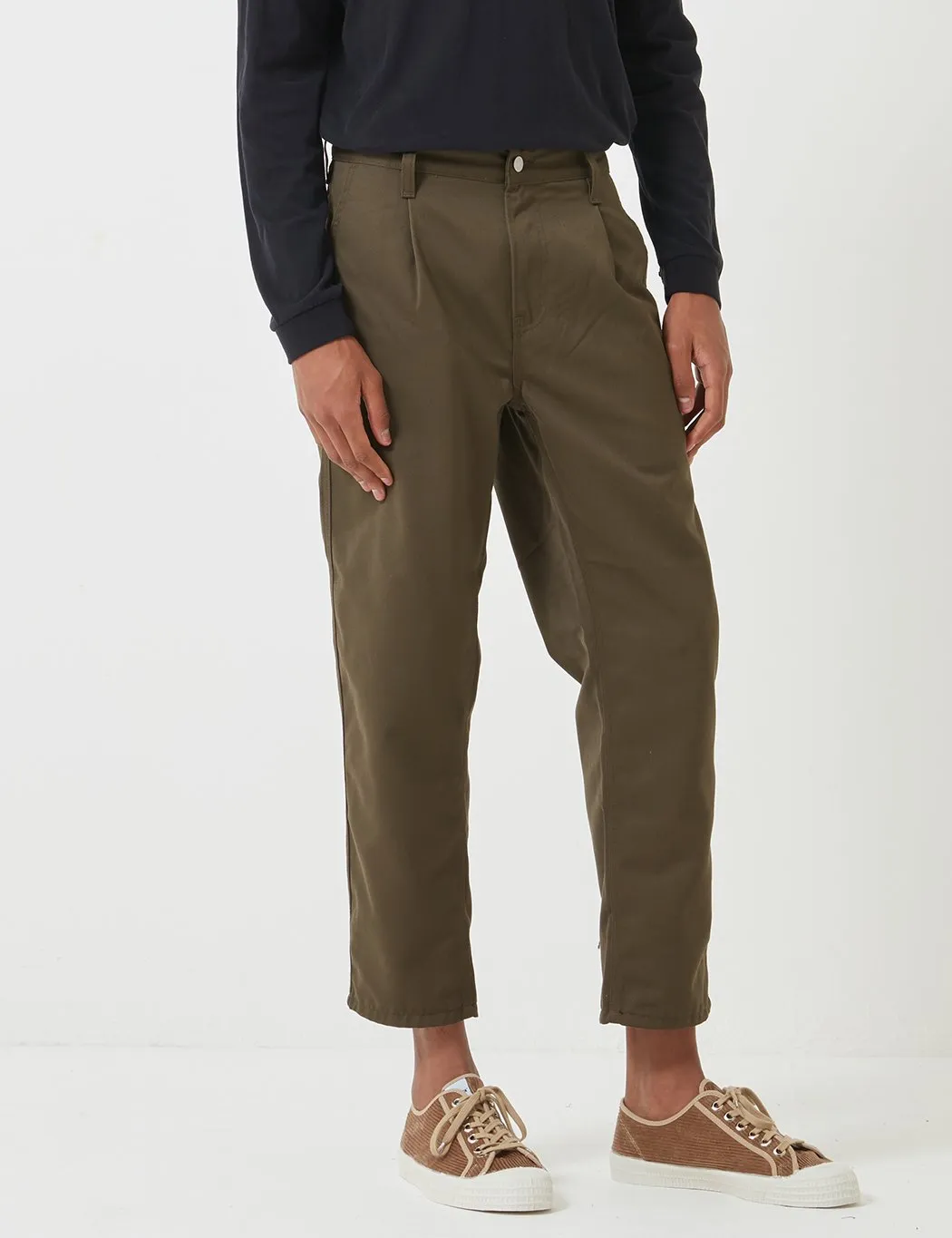 Carhartt-WIP Abbott Pant 'Denison Twill' (Tapered Fit) - Cypress Rinsed