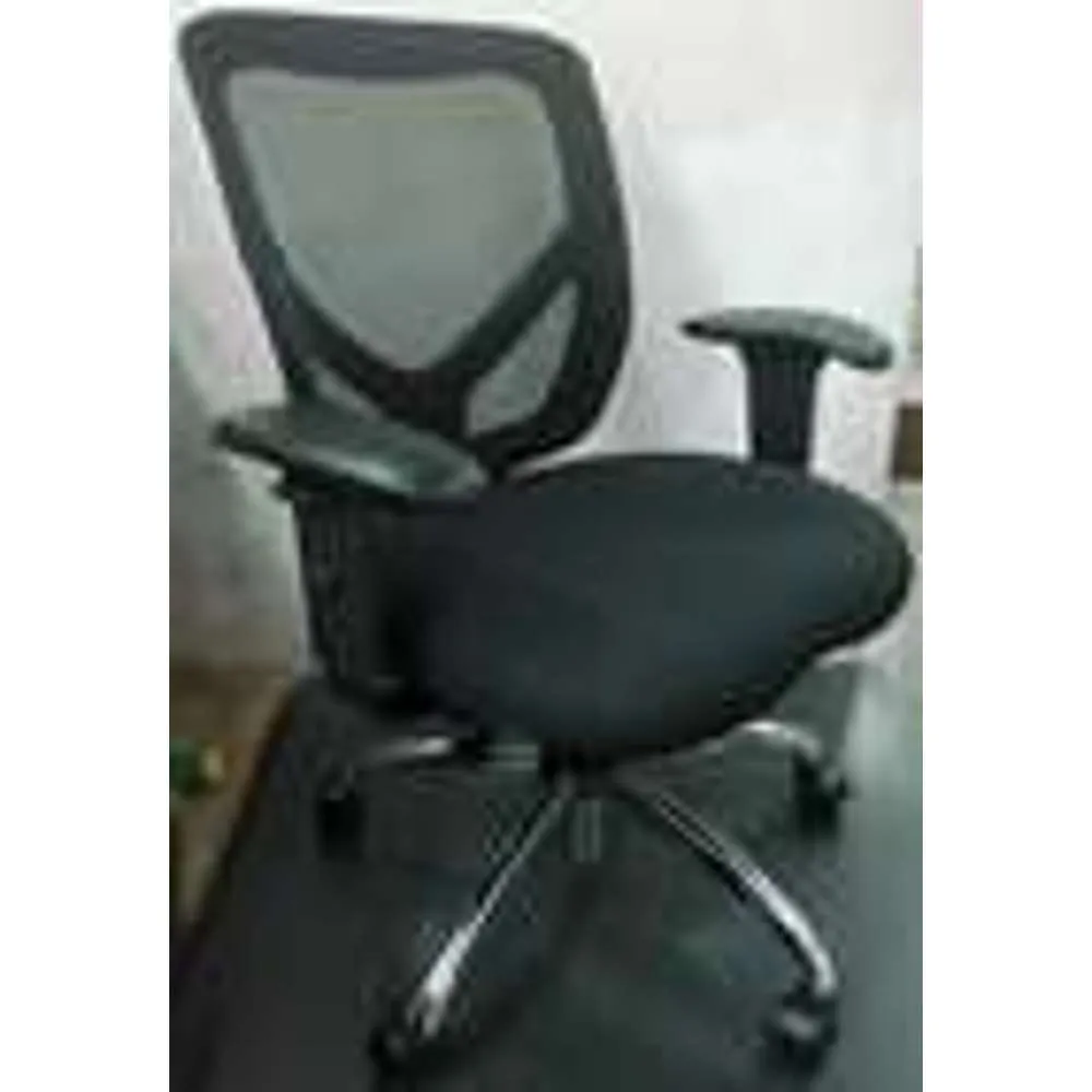 CSC Mid Back Chair Black Chrome Base (120kg Max)