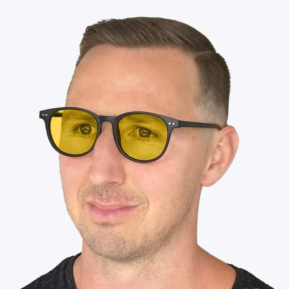 DayMax Billie Glasses - Matt Black - Prescription