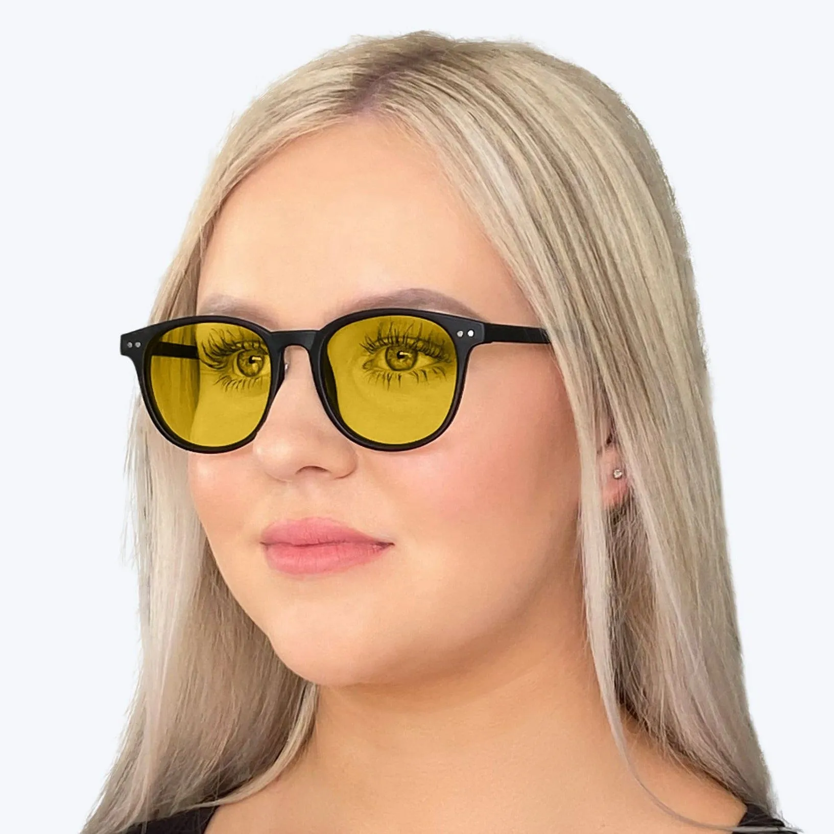 DayMax Billie Glasses - Matt Black - Prescription