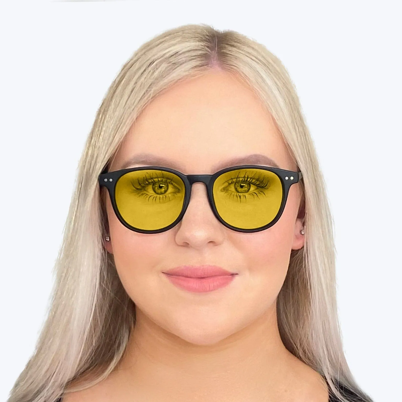 DayMax Billie Glasses - Matt Black - Prescription