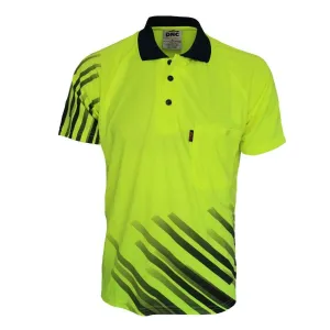 Dnc Workwear Hi-vis Sublimated Stripe Polo - 3565