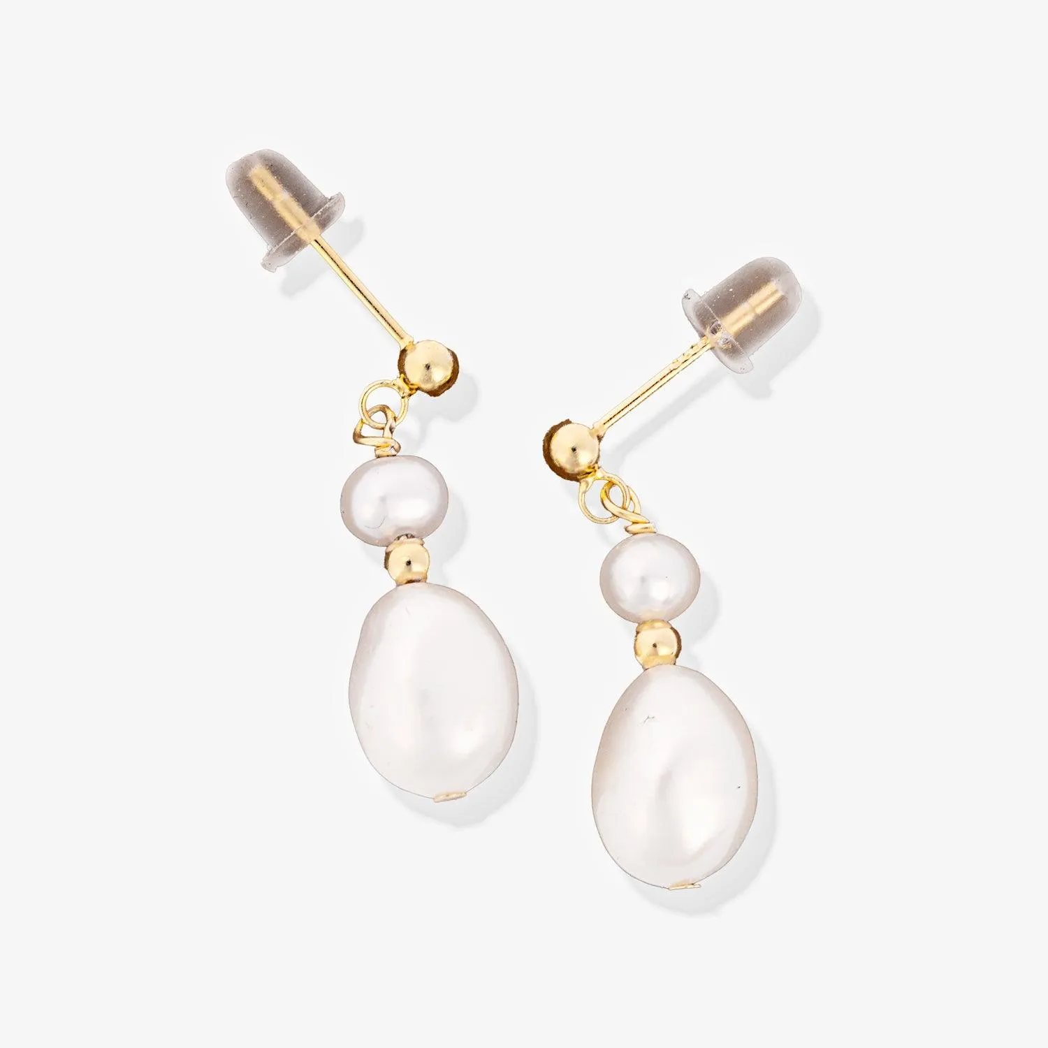 Elegant Pearl Drop Earrings | Ethical jewellery Australia