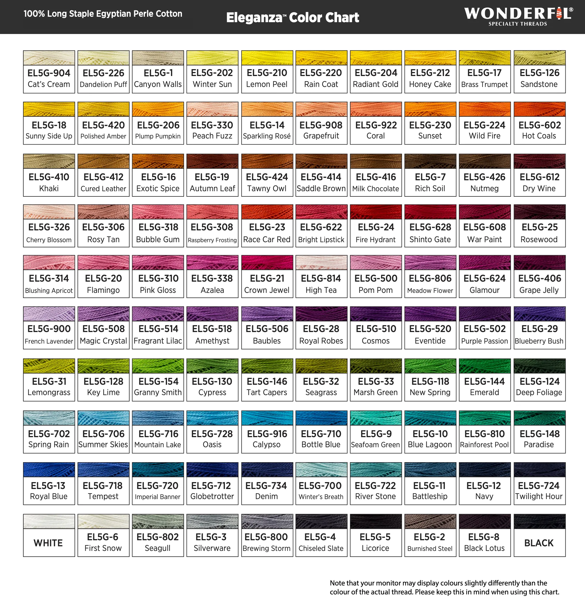 Eleganza #8 Perle Cotton by WonderFil | EL5G-130 Cypress | 5 grams