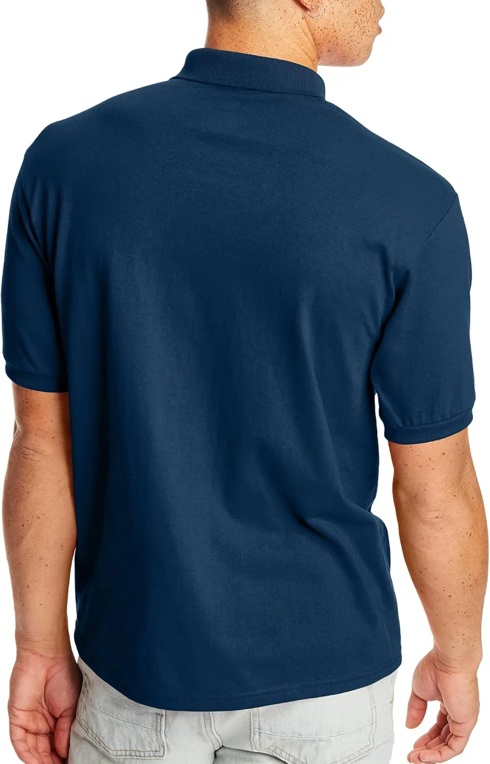 Hanes Men's Short-Sleeve Jersey Pocket Polo (Pack of 2)