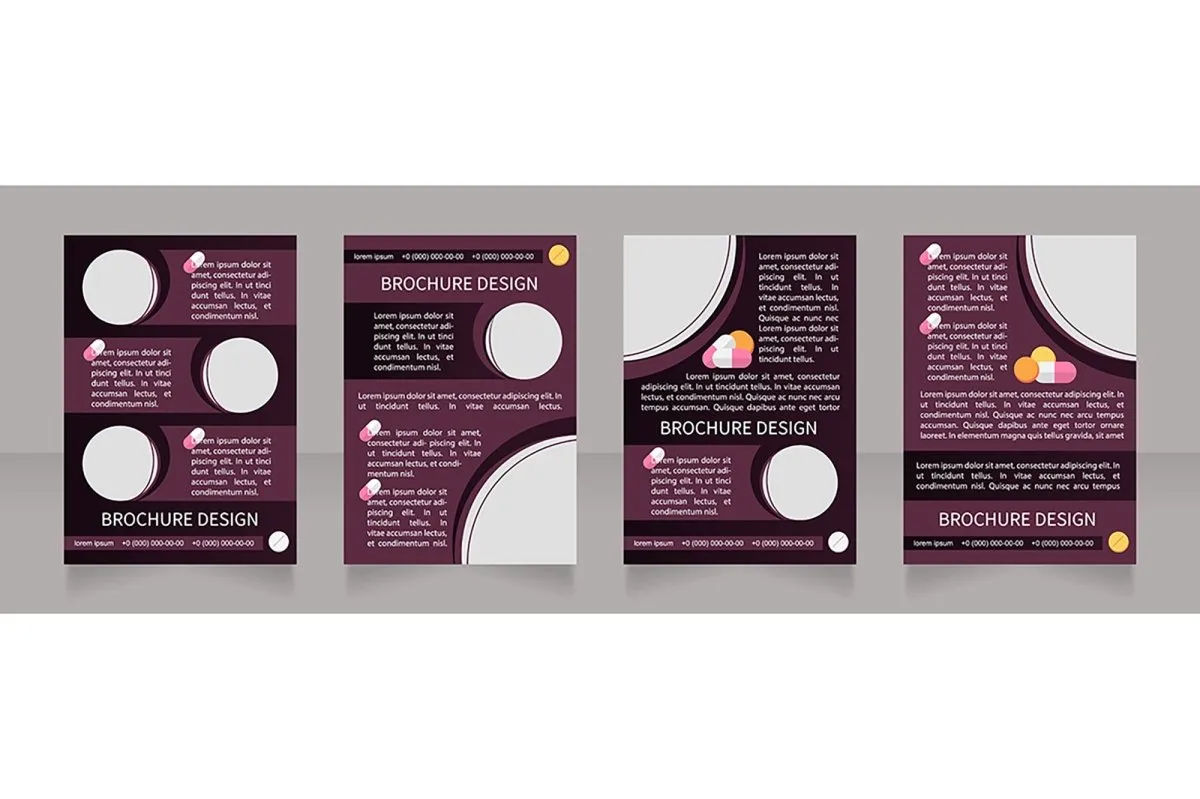 Healthcare services brochure bundle