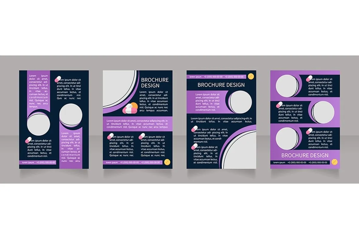 Healthcare services brochure bundle