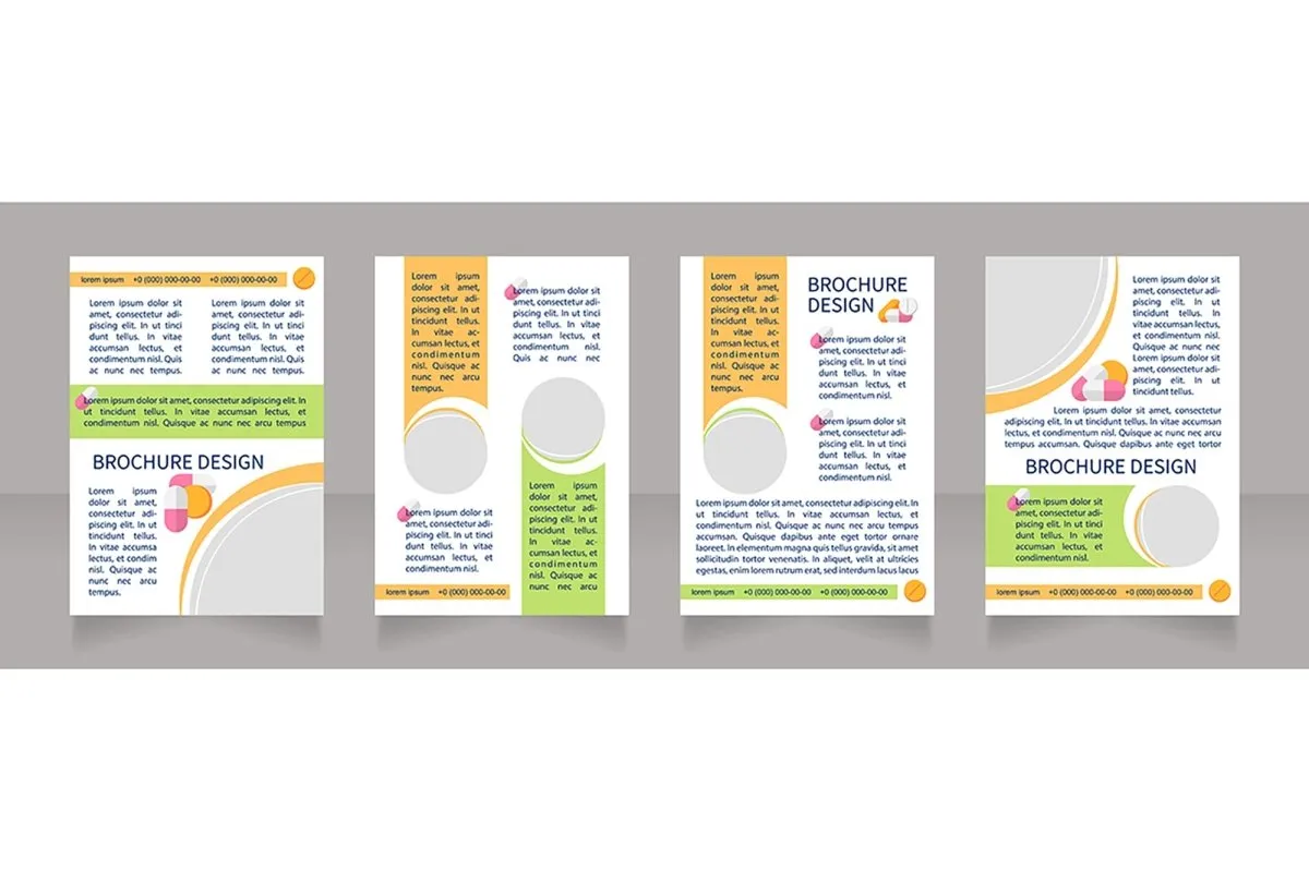 Healthcare services brochure bundle