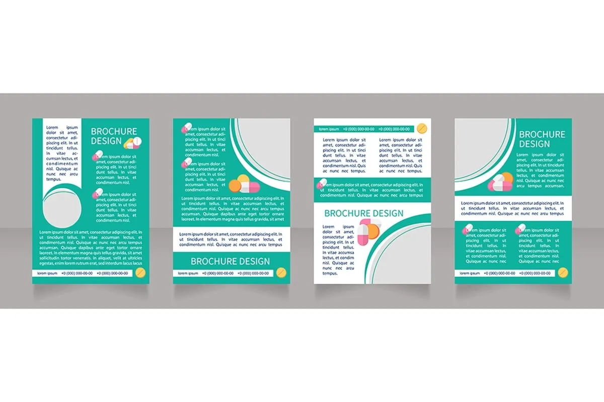 Healthcare services brochure bundle