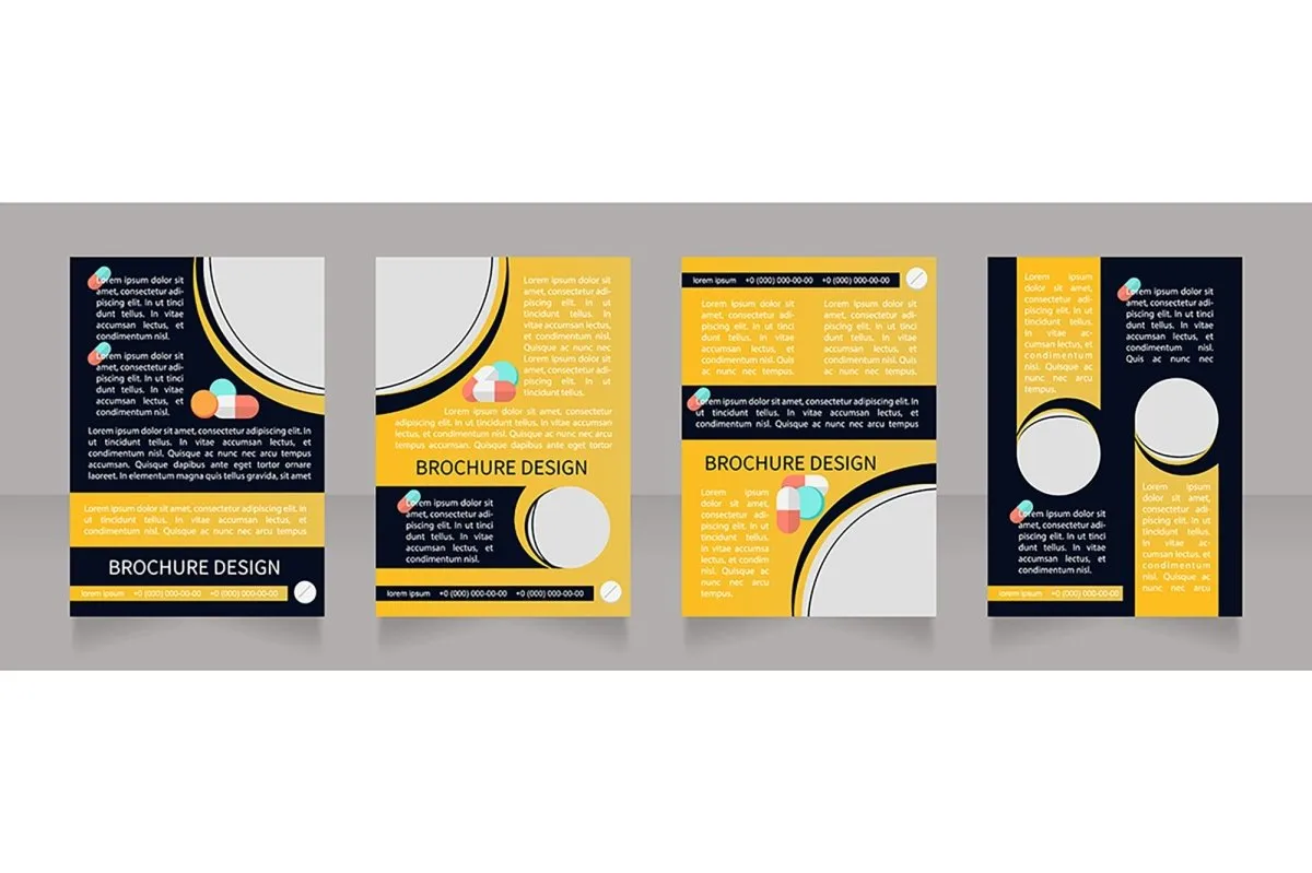 Healthcare services brochure bundle