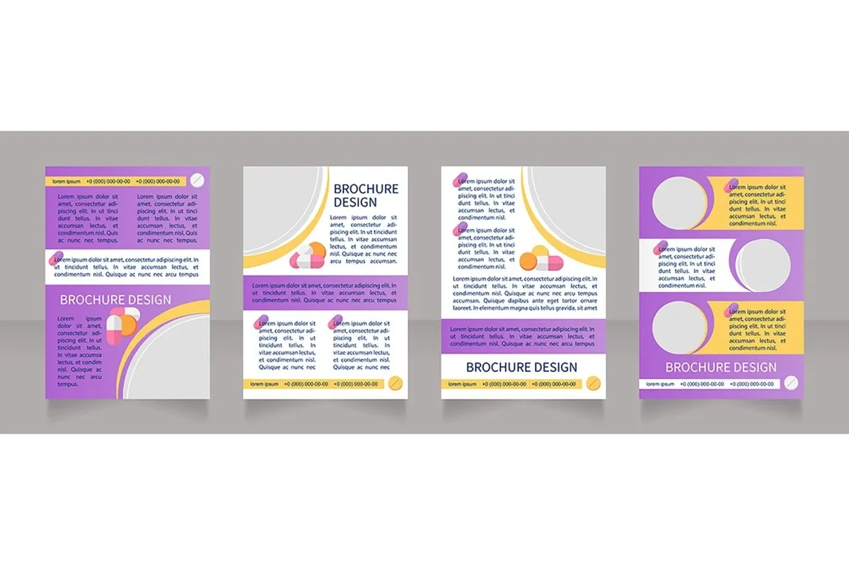 Healthcare services brochure bundle