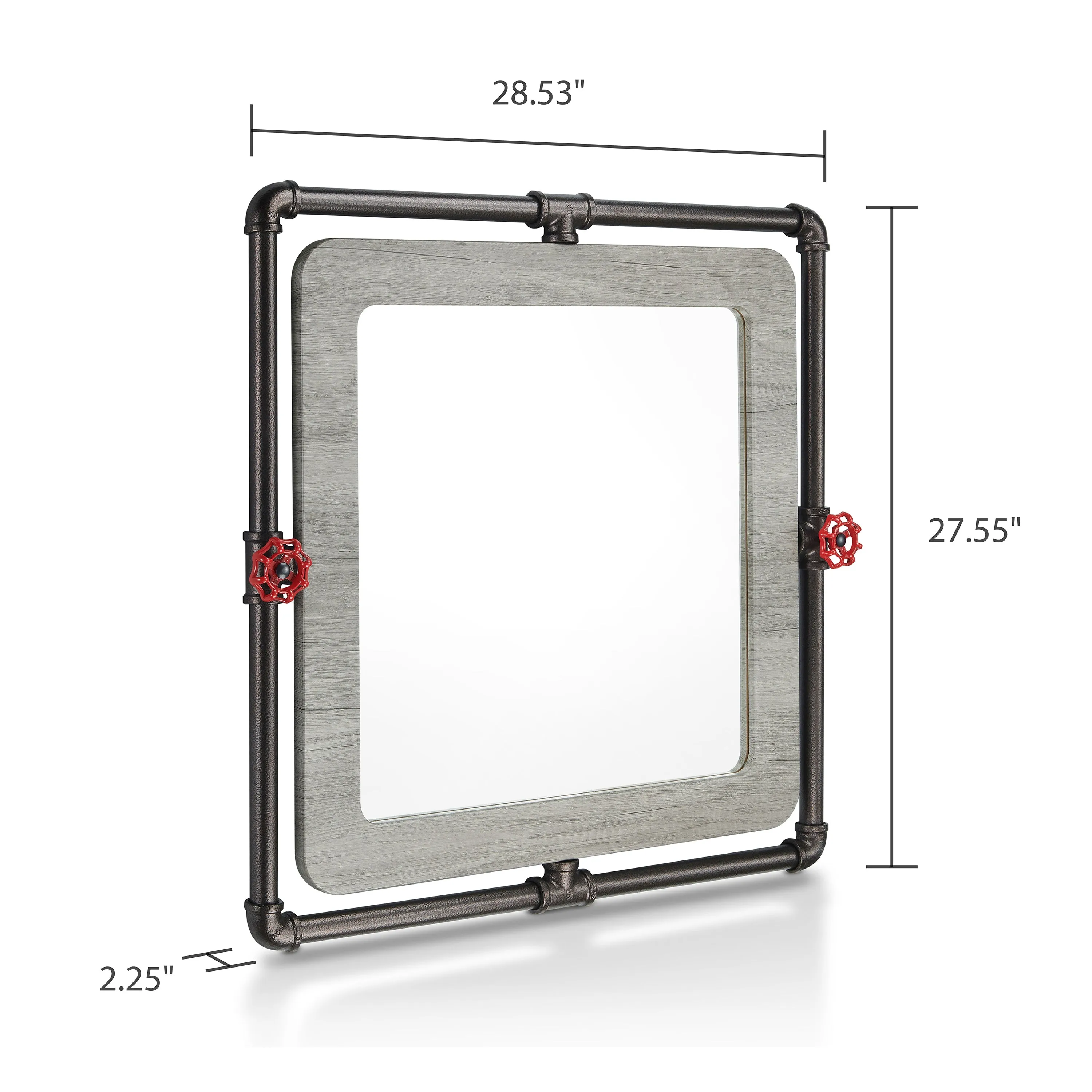 Histon Industrial Accent Wall Mirror