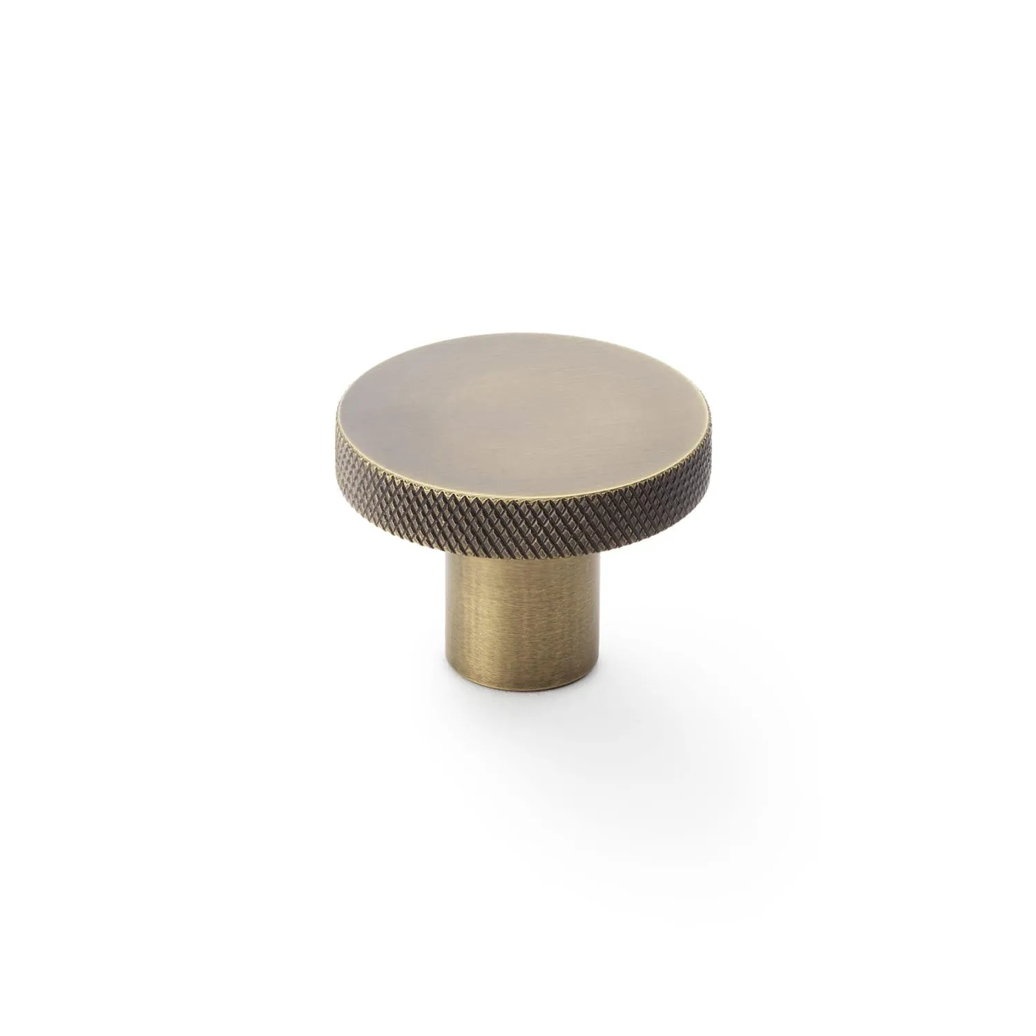 Knurled Circular Cupboard Knob