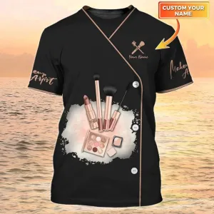 Makeup Artist T-shirts Makeup Tools Shirt Makeup Custom Shirt For Make Up Women