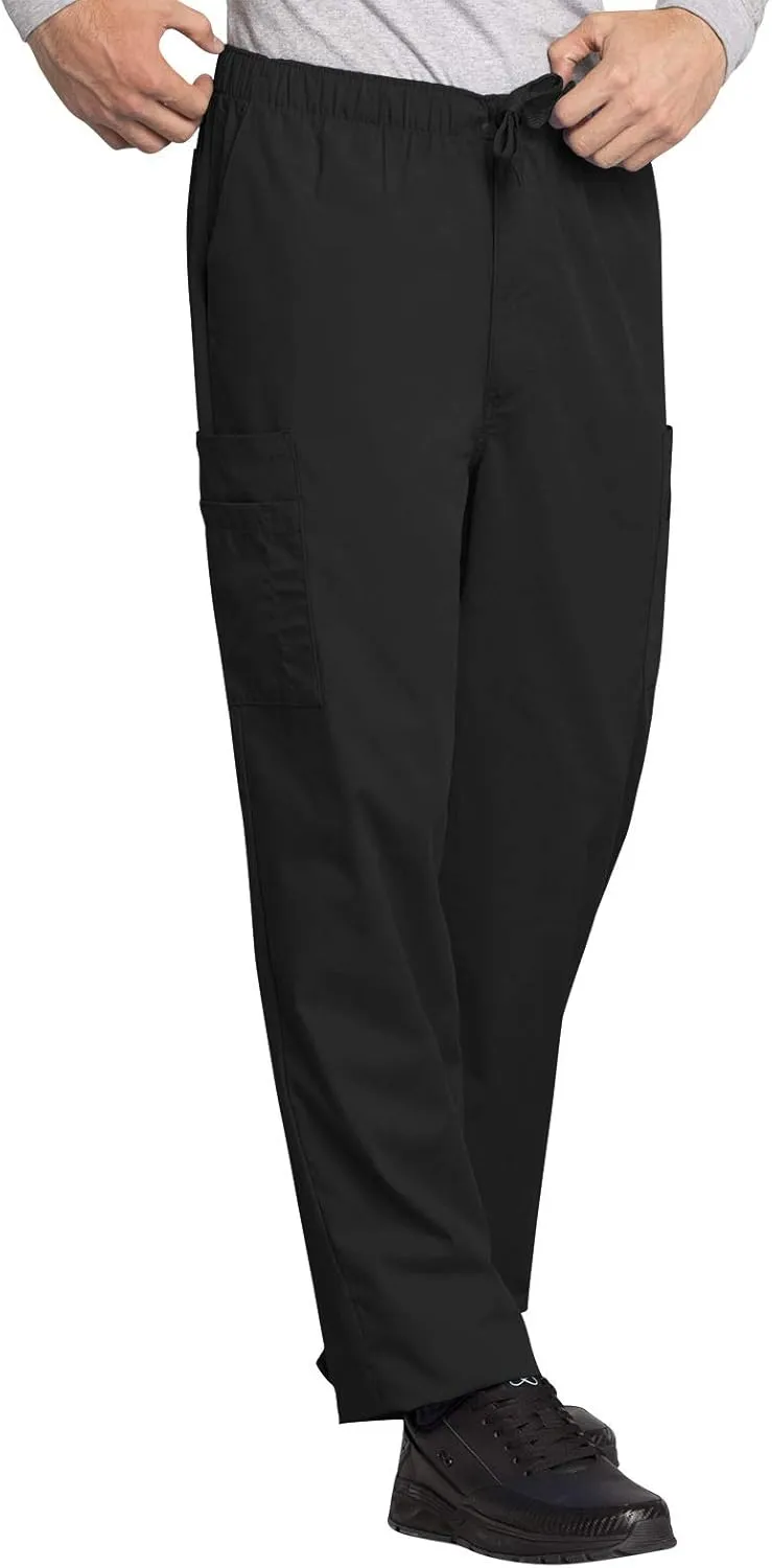 Medical Cargo Pants for Men Workwear Originals, Zipper Fly Scrubs for Men 4000