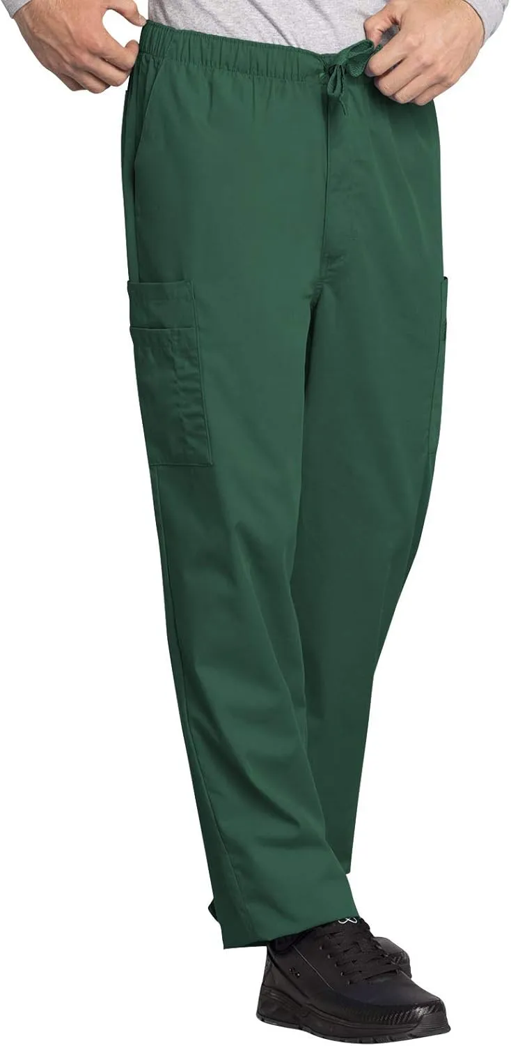 Medical Cargo Pants for Men Workwear Originals, Zipper Fly Scrubs for Men 4000
