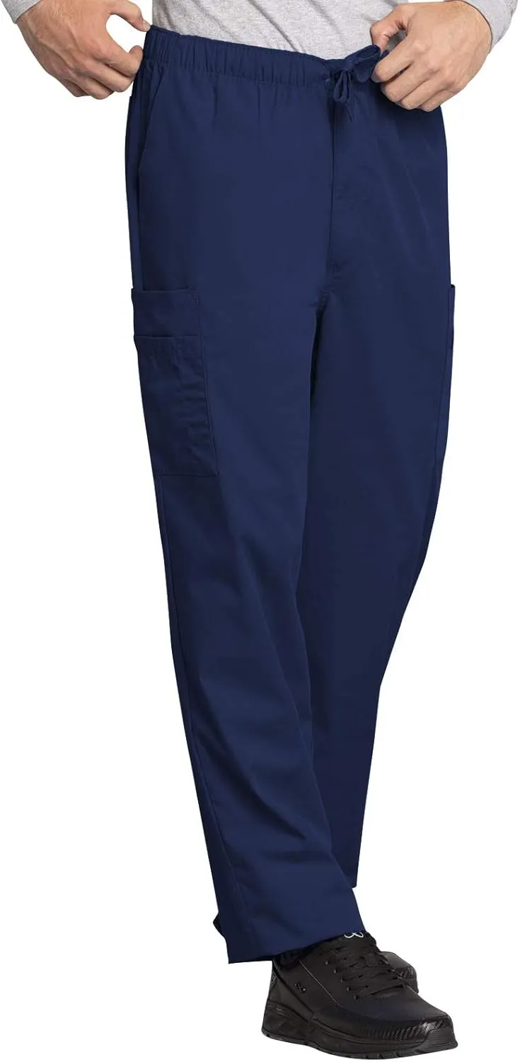 Medical Cargo Pants for Men Workwear Originals, Zipper Fly Scrubs for Men 4000