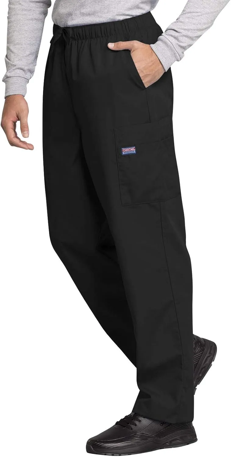 Medical Cargo Pants for Men Workwear Originals, Zipper Fly Scrubs for Men 4000