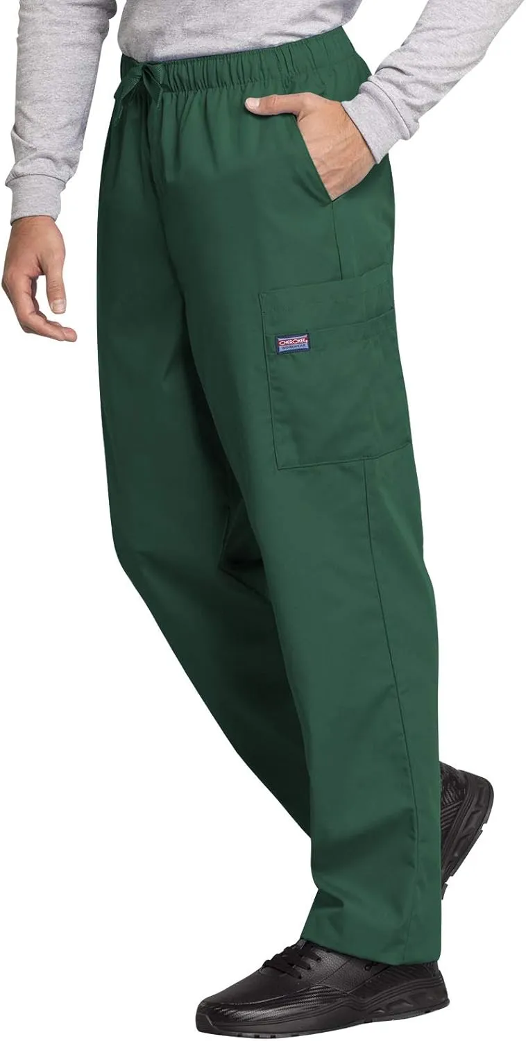 Medical Cargo Pants for Men Workwear Originals, Zipper Fly Scrubs for Men 4000