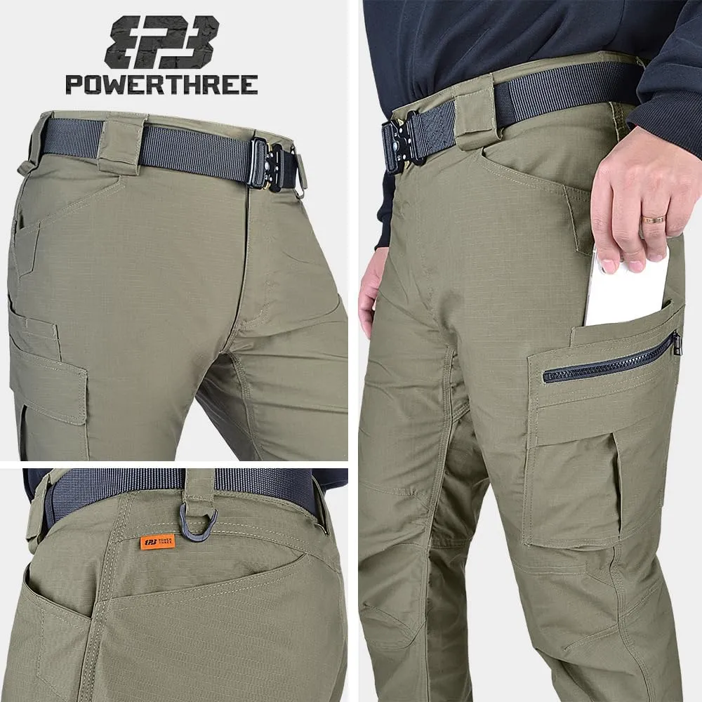 Mens Workwear Pants, Relaxed Fit, Lightweight, Moisture Wicking, Outdoor Utility Work Hiking Pants