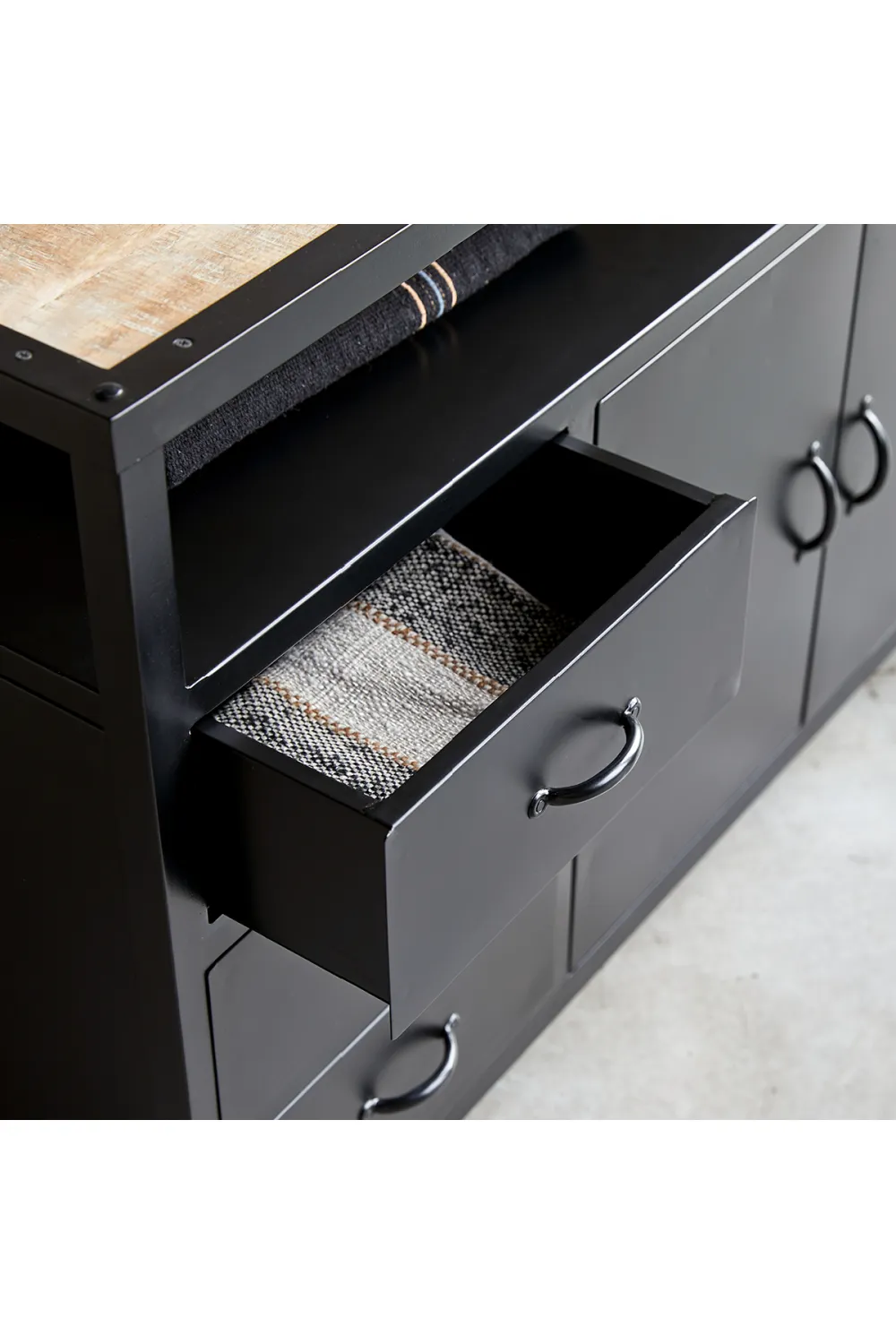 Metal Sideboard TV Stand | Tikamoon Industriel