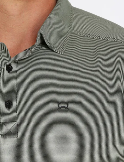 MTK1863018- Cinch Men's Arena Flex Polo Shirt Lime