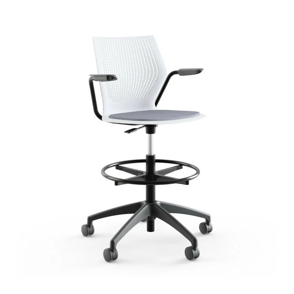 MultiGeneration High Task Chair with Arms and Seat Pad by Knoll
