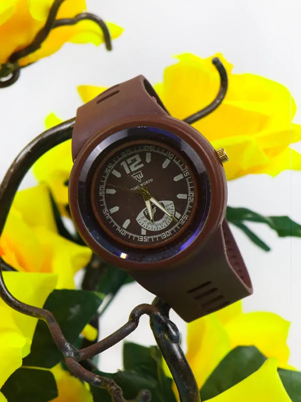 MW20 Men's Wrist Watch Worth Brown Multidesign