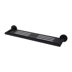 Nero Dolce Metal Shower Shelf Matte Black