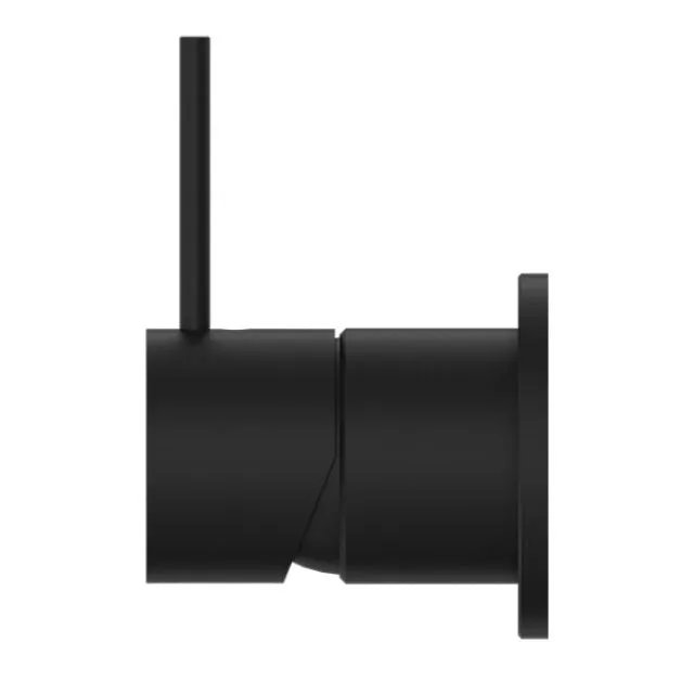 Nero Mecca Shower Mixer 60mm Handle Up Plate Matte Black