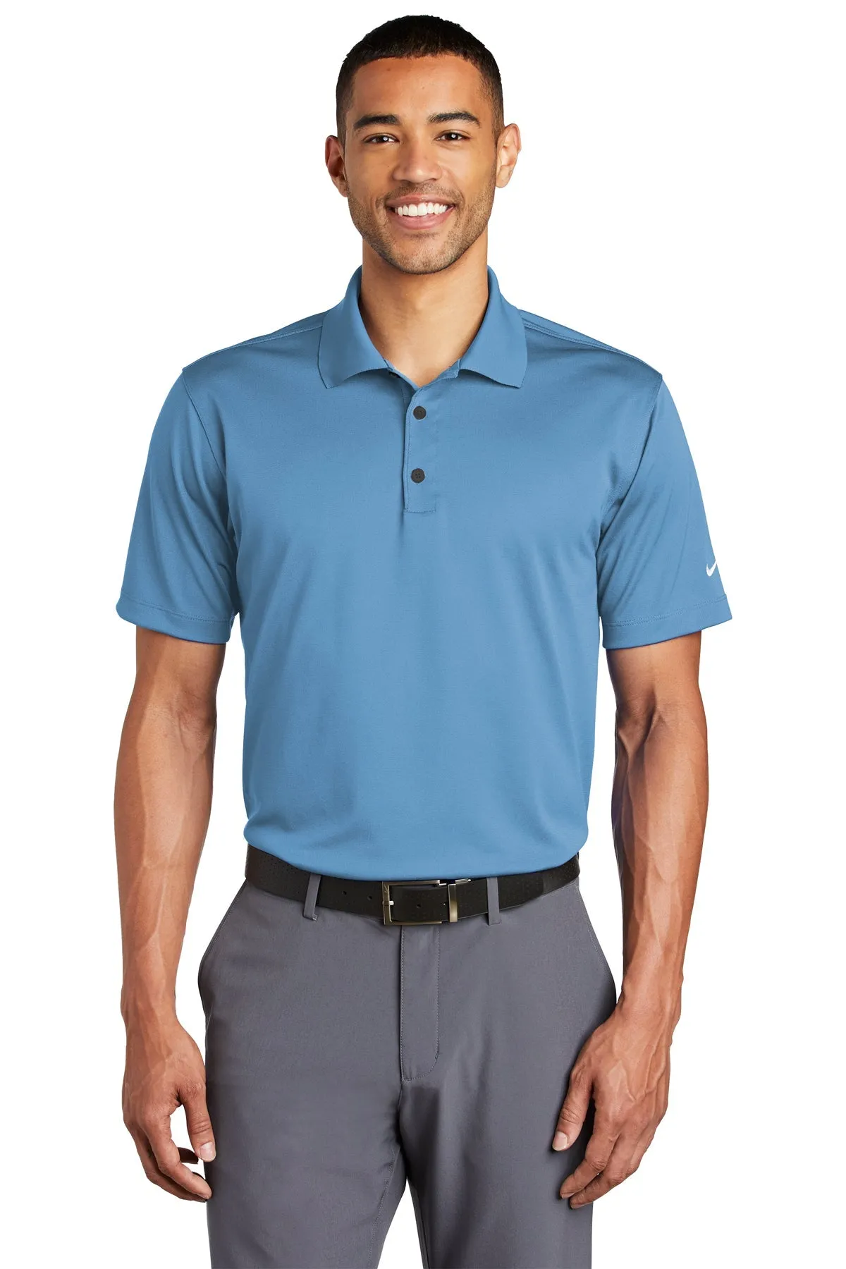 Nike Tech Basic Dri-FIT Custom Polos, University Blue