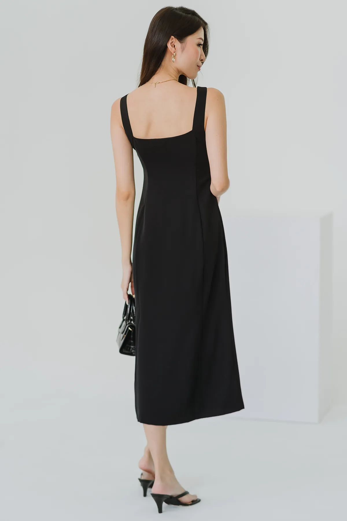 Nothing Finer Slit Dress (Black)