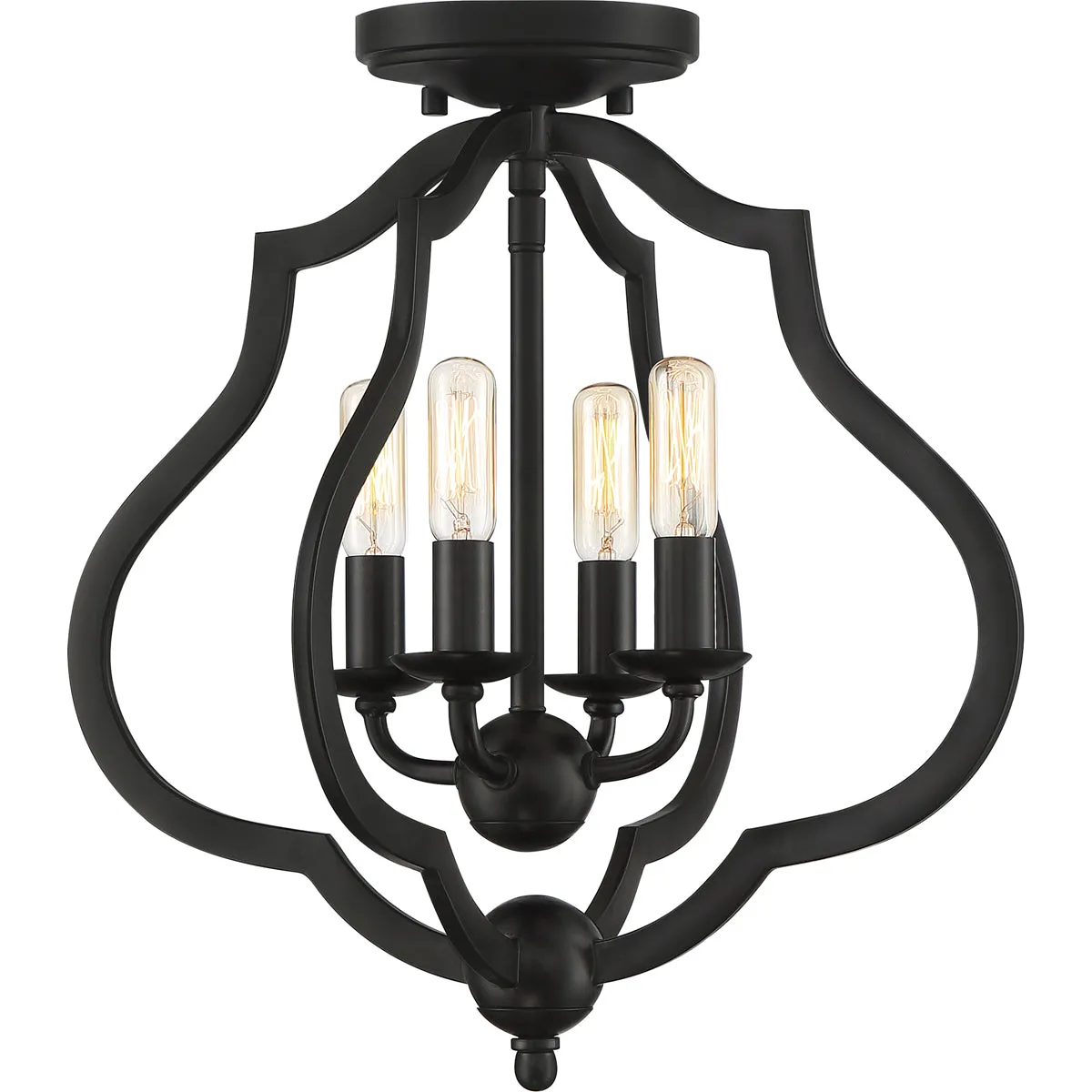 O'Keefe 4-Light Semi-Flush Mount
