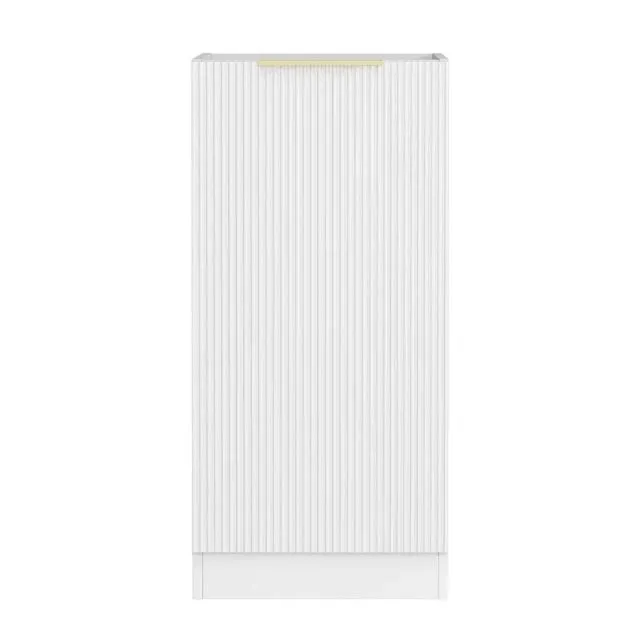 Otti Bondi White 1060mm Fluted Laundry Cabinet Set