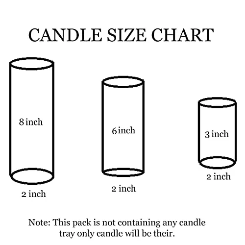 Pink Peony Smooth Scented Soy Wax Pillar Candles for Valentine, Home and Party Decoration, Wedding Gift, Romantic Candle | 150 Hours Burn | Pack of 3 (Blue) (8x6x3 Inch)