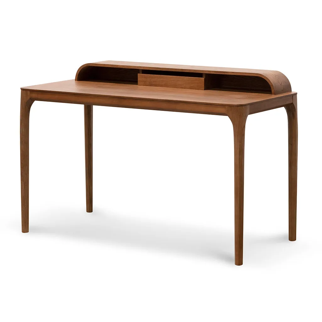Reva Wooden Home Office Desk - Walnut