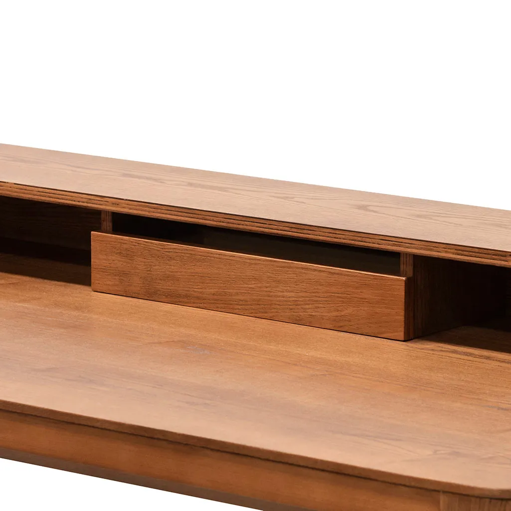 Reva Wooden Home Office Desk - Walnut