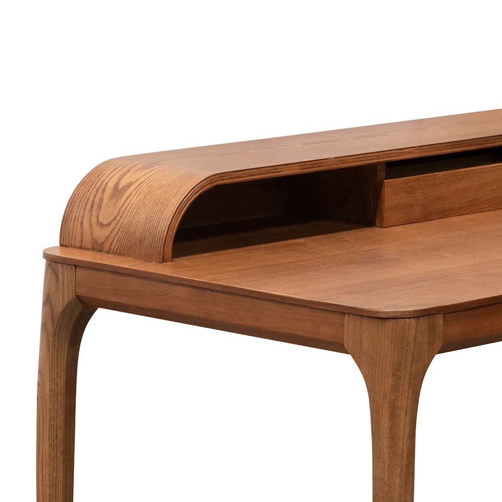 Reva Wooden Home Office Desk - Walnut