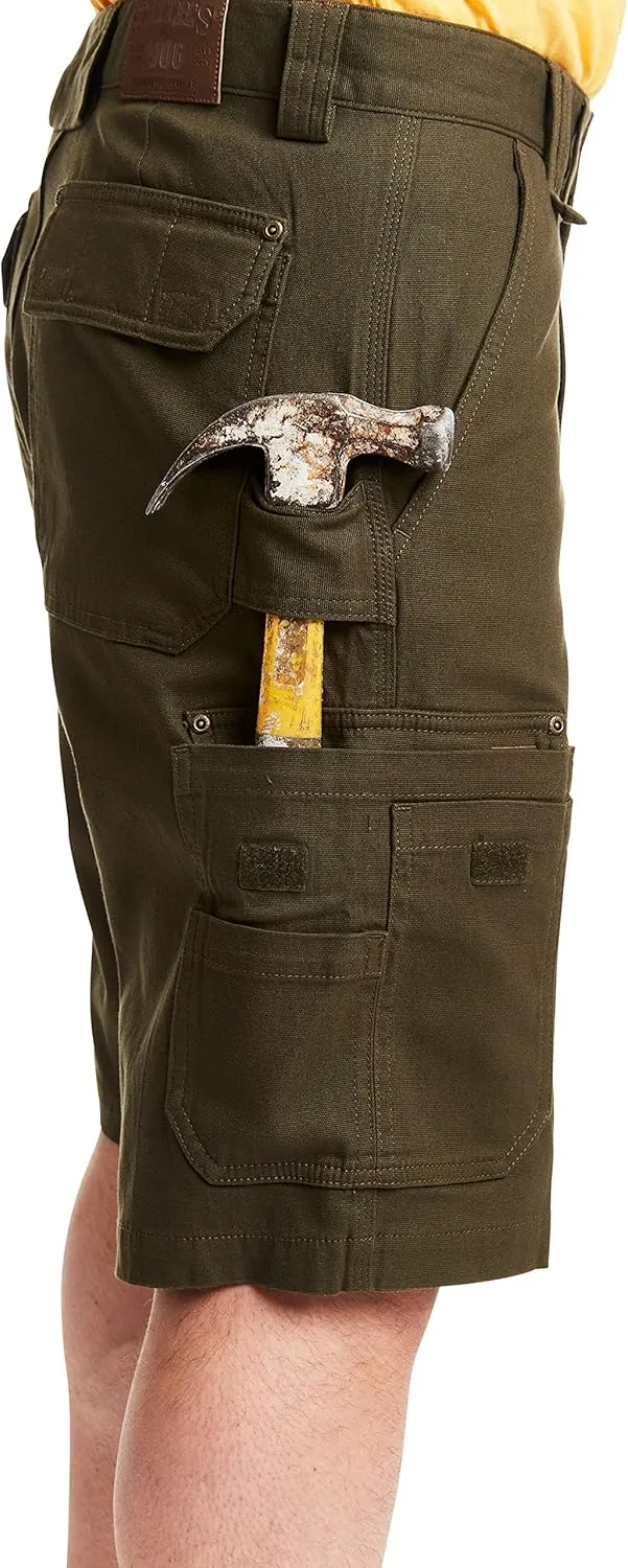 Smith's Workwear Big Men's Stretch Duck Canvas Cargo Work Short