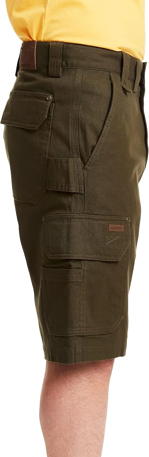 Smith's Workwear Big Men's Stretch Duck Canvas Cargo Work Short